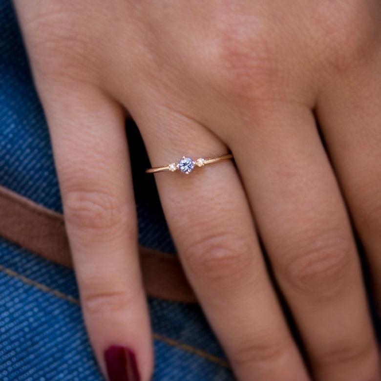 Wholesale Jewelry 18k Gold Plated Zircon Alloy Rings